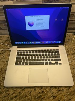 MacBook Pro 15 256GB SSD 16GB Ram 