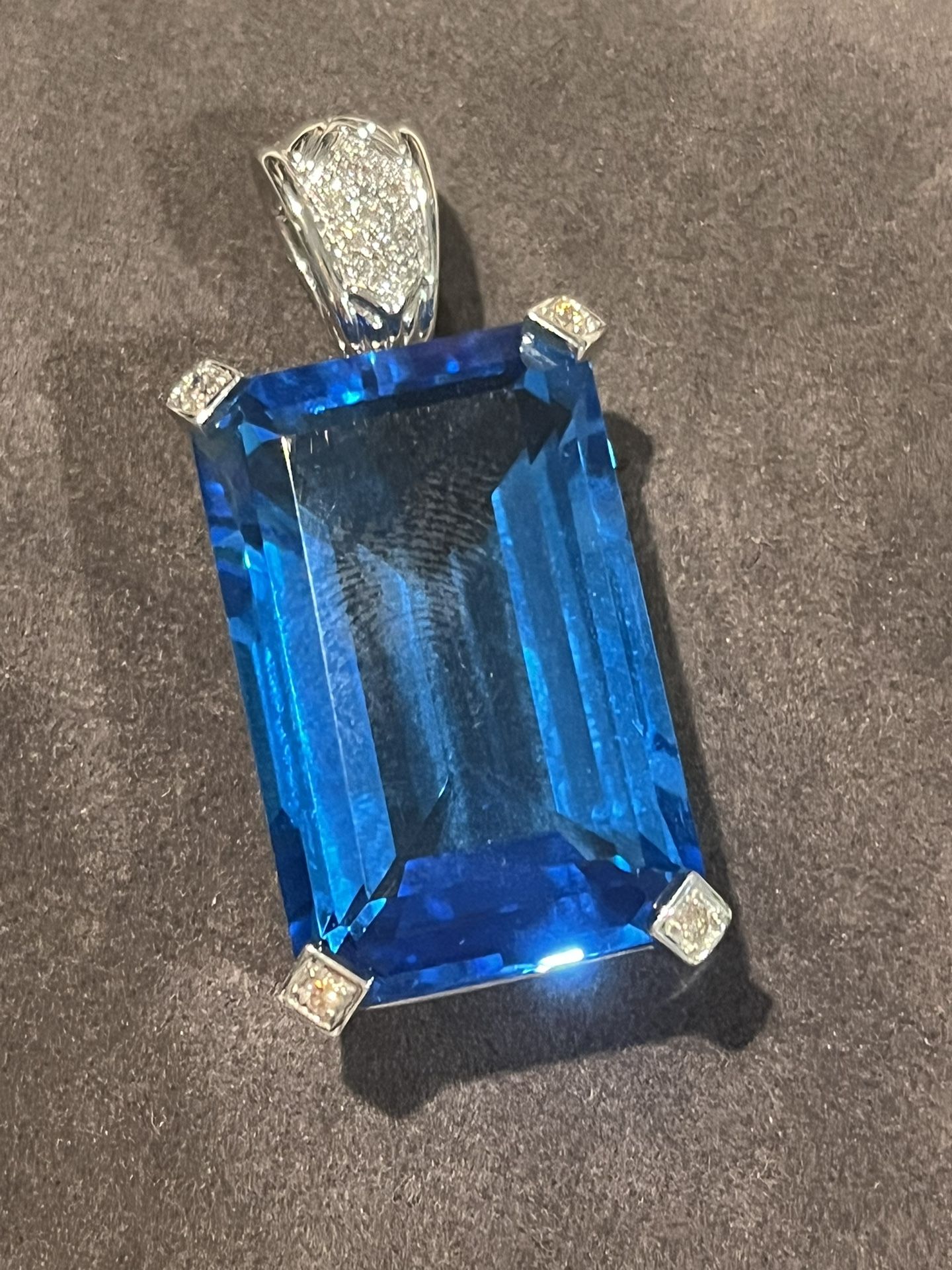 Large Blue Topaz Enhancer