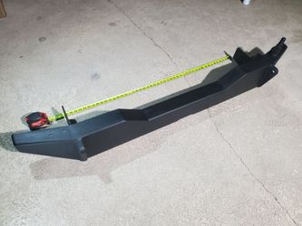 Black Steel Rear Bumper Off-Road Truck