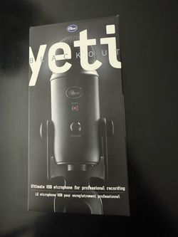 Blue Yeti Blackout USB Microphone