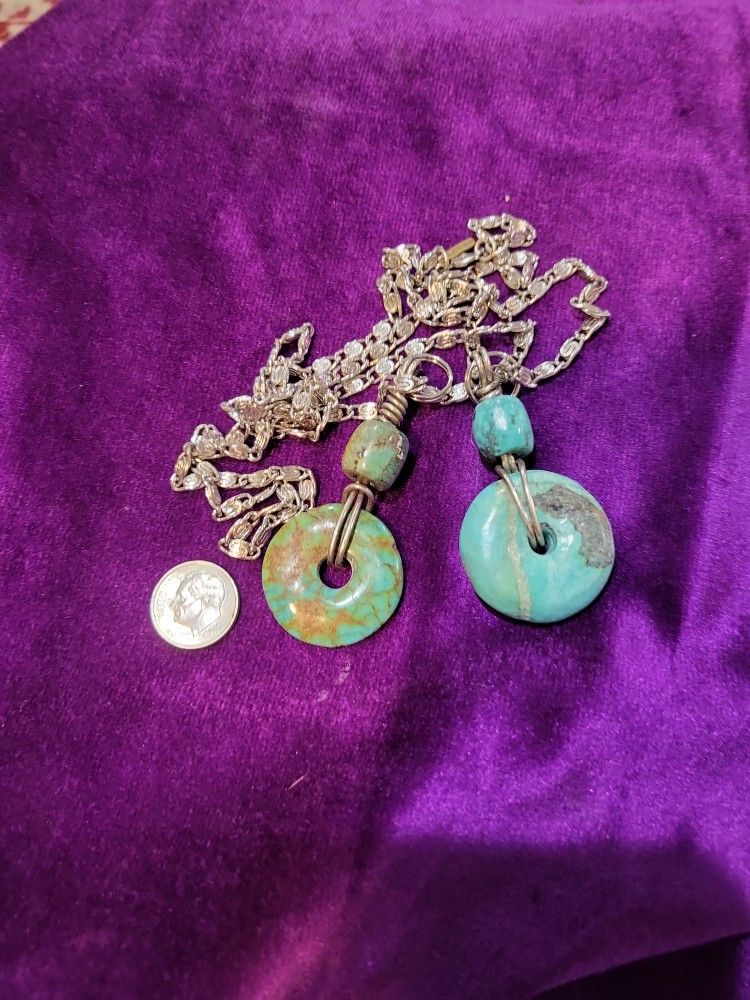 Turquoise Pendants. 2 for 1.
