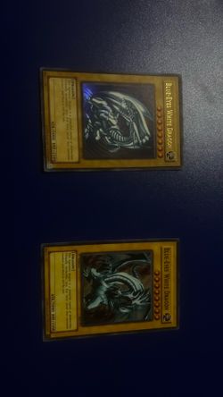 Blue eyes white dragon yugioh cards