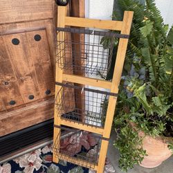 Storage Rack From KIRKLAND Metal Wood