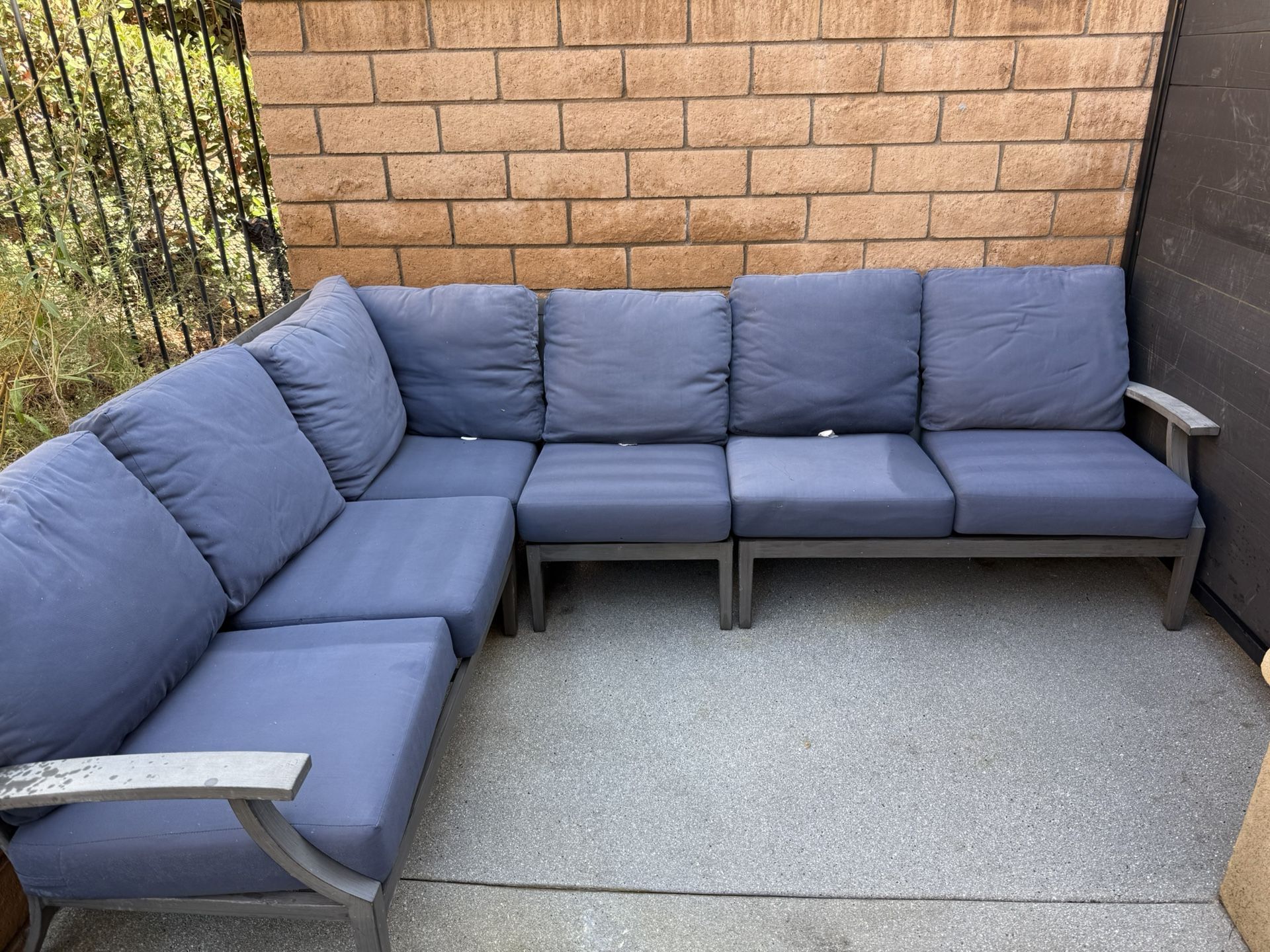 Outdoor Patio Furniture Sectional Set