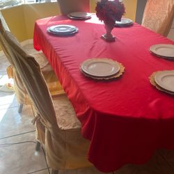 Dinning Room Table With 6 Chairs 