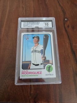 Julio Rodriguez 2022 Topps Heritage Rookie RC CGC 10