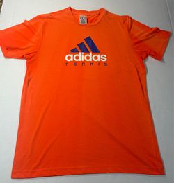 Men's Adidas Tennis Graphic T-Shirt Orange / Purple - Size L