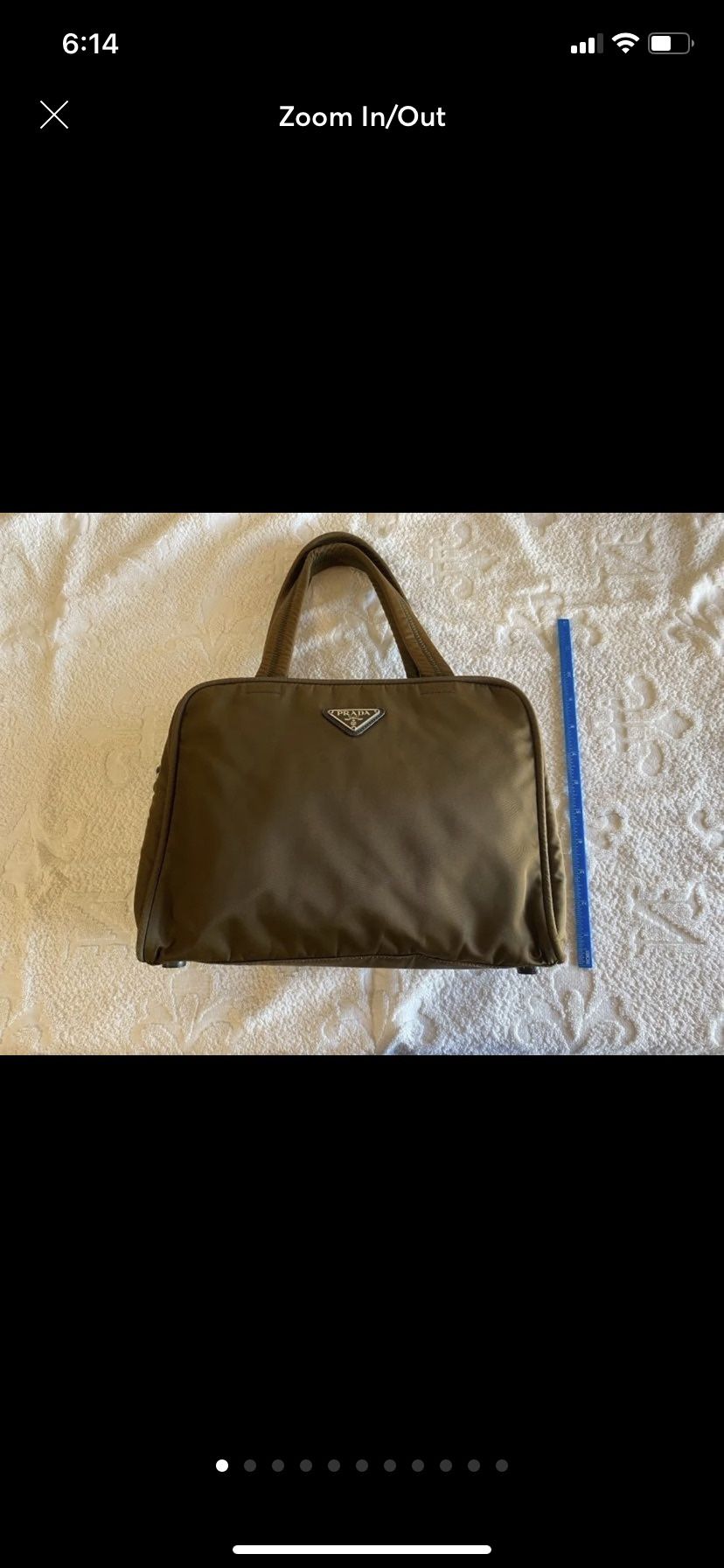 Prada Nylon Green Bag