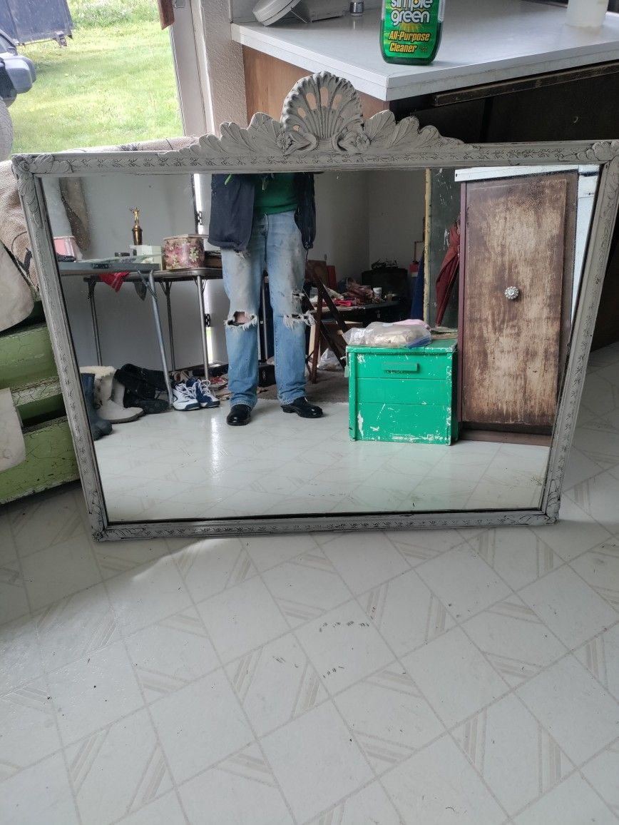 Antique Ornate Mirror