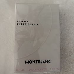 NEW MONTBLANC FEMME INDIVIDUELLE EAU DE TOILETTE LARGE 2.5 OZ SIZE $35!!