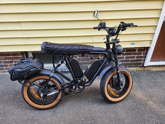 Moped style e-bike