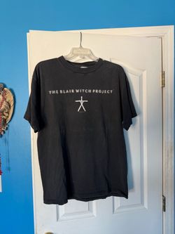 Vintage 90s Blair Witch Project Horror Movie Promo T Shirt XL