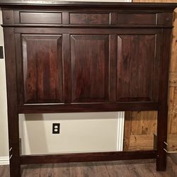 Solid Wood Queen Bed Frame