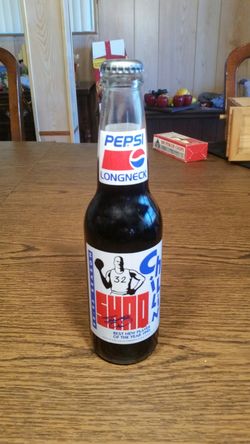 Shaq Chillin' 92-93 Season Longneck Pepsi Bottle