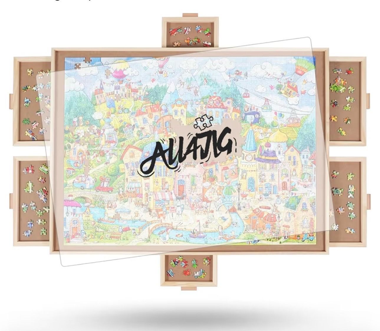 New!✨ All4jig 1500 pc rotating puzzle table. Retails for $87
