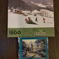 Xmas Jigsaw Puzzles Springbok,Kinkade