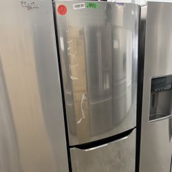 LG 24” Bottom Freezer In Stainless Steel New Open Box