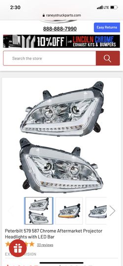 Peterbilt 579 Headlights 