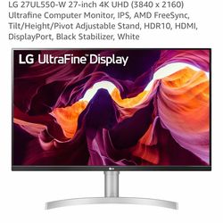 LG 4k monitor with usb c