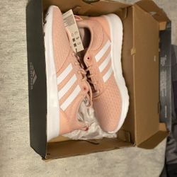 Pink And White Woman’s Adidas’s  Size 7