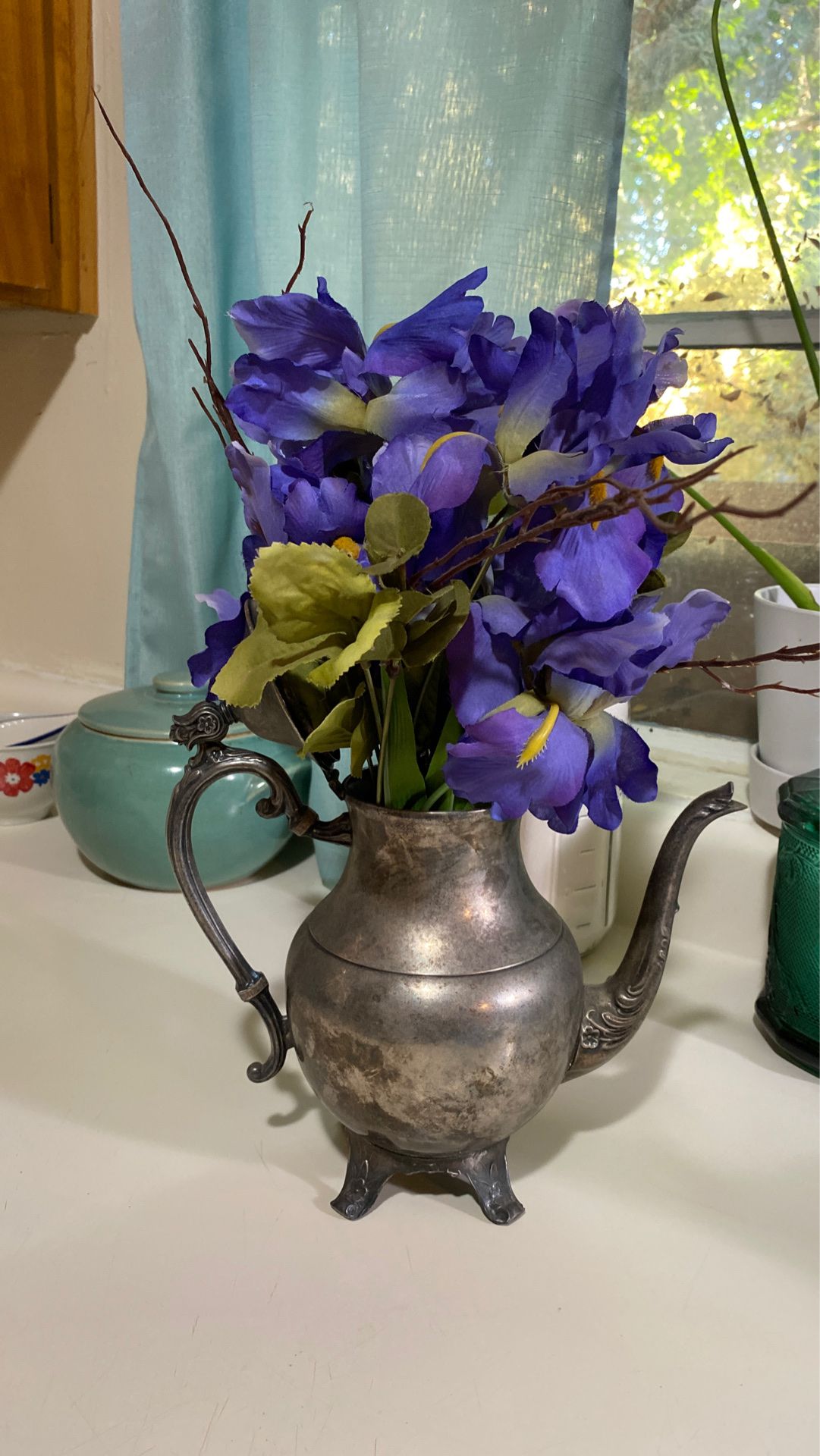 Flower teapot vase