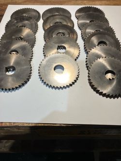 Metal slitting saw blades