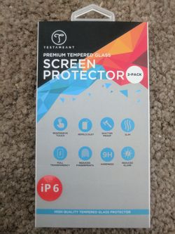 Premium Tempered Glass Screen Protector for iPhone 6/6s (prolly 7 too, coz sizes are the same) 2-pack