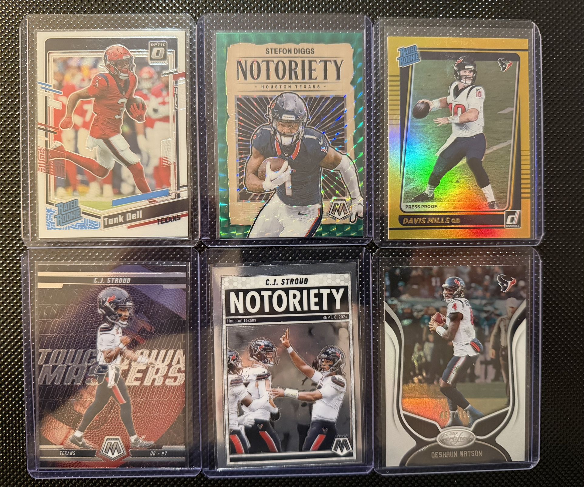 Houston Texans 6 Card Lot