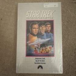 VTG Star Trek Collectors Edition VHS #4499 3-EPISODES SEALED