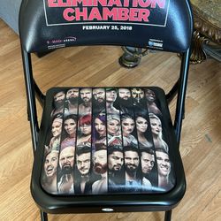 OFFICIAL WWE ELIMINATION CHAMBER FOLDING CHAIR SEAT 11