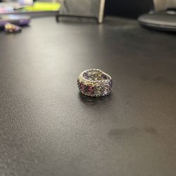 Silver And Gold Ring