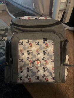Mickey diaper bag & dr brown bottles