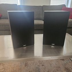 Two Nubert nubox381 speakers
