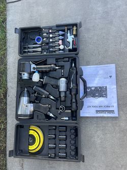 └➤➤➤Task Force 57-Piece Air Tool Kit (Model #113291) In Hard Case