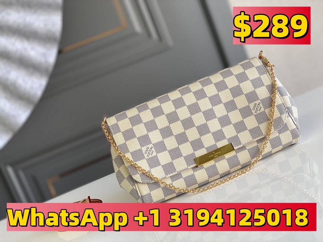 Louis Vuitton Favorite MM Handbag Canvas Shoulder Bag