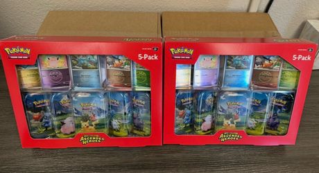 (Read)Pokémon TCG Ascended Heroes Mini Tim 5-Pack