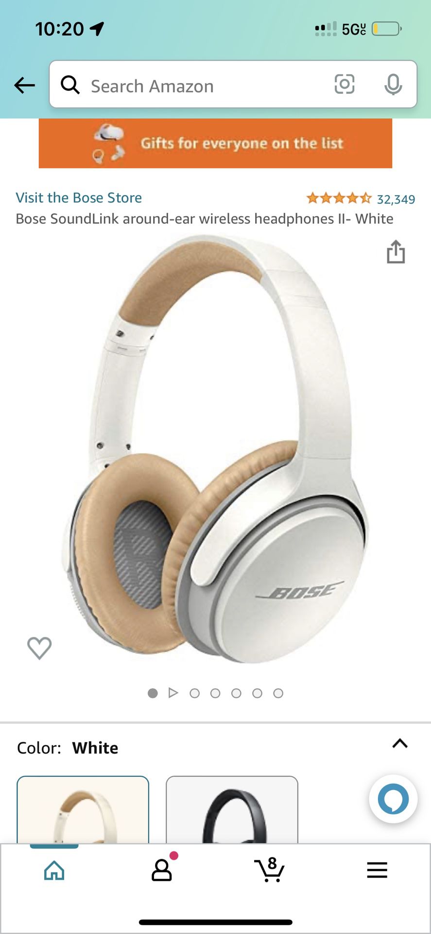 Bose Sound link Bluetooth Headphones 
