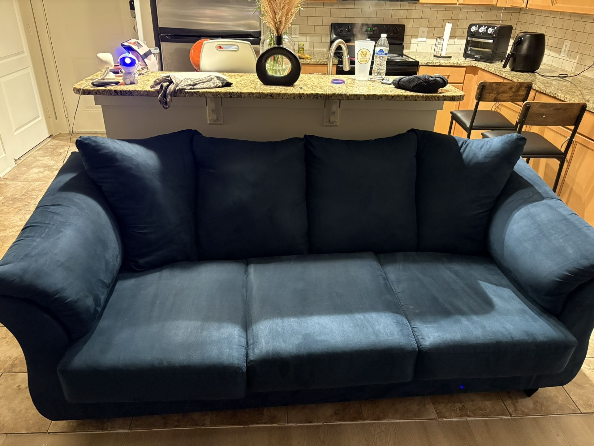 Navy Blue Couch