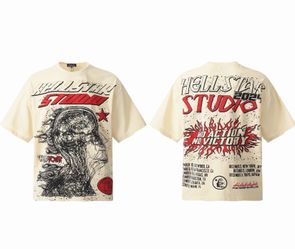 Hellstar cream black and red tee Size XL