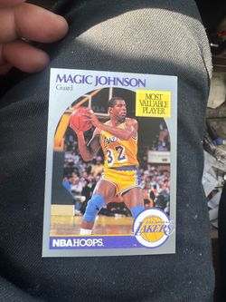Magic Johnson 1990 NBA Hoops MVP Card