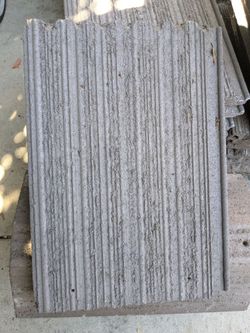 Roof tiles gray or charcoal