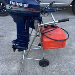 9.9hp Evinrude Outboard Motor 