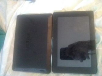 2 Kindle fire tablets
