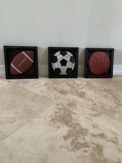 Sports pictures 14” Metal frame