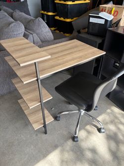 Desk and office chair