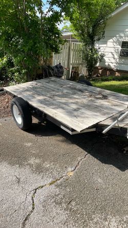 5x9 Flat Bed Trailer with winch.