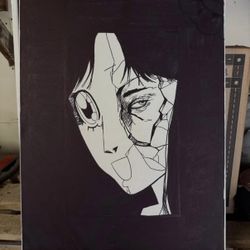 Junji Ito Painting 20x24”