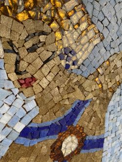Pair Of Mid Century Tile Mosaics 1960’s Vintage