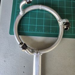 Keleo Saito FG-19R3 Radial Exhaust Ring-BRUSHED ALUMINUM COLOR