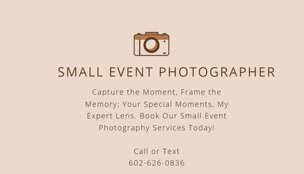 Small Event Photography